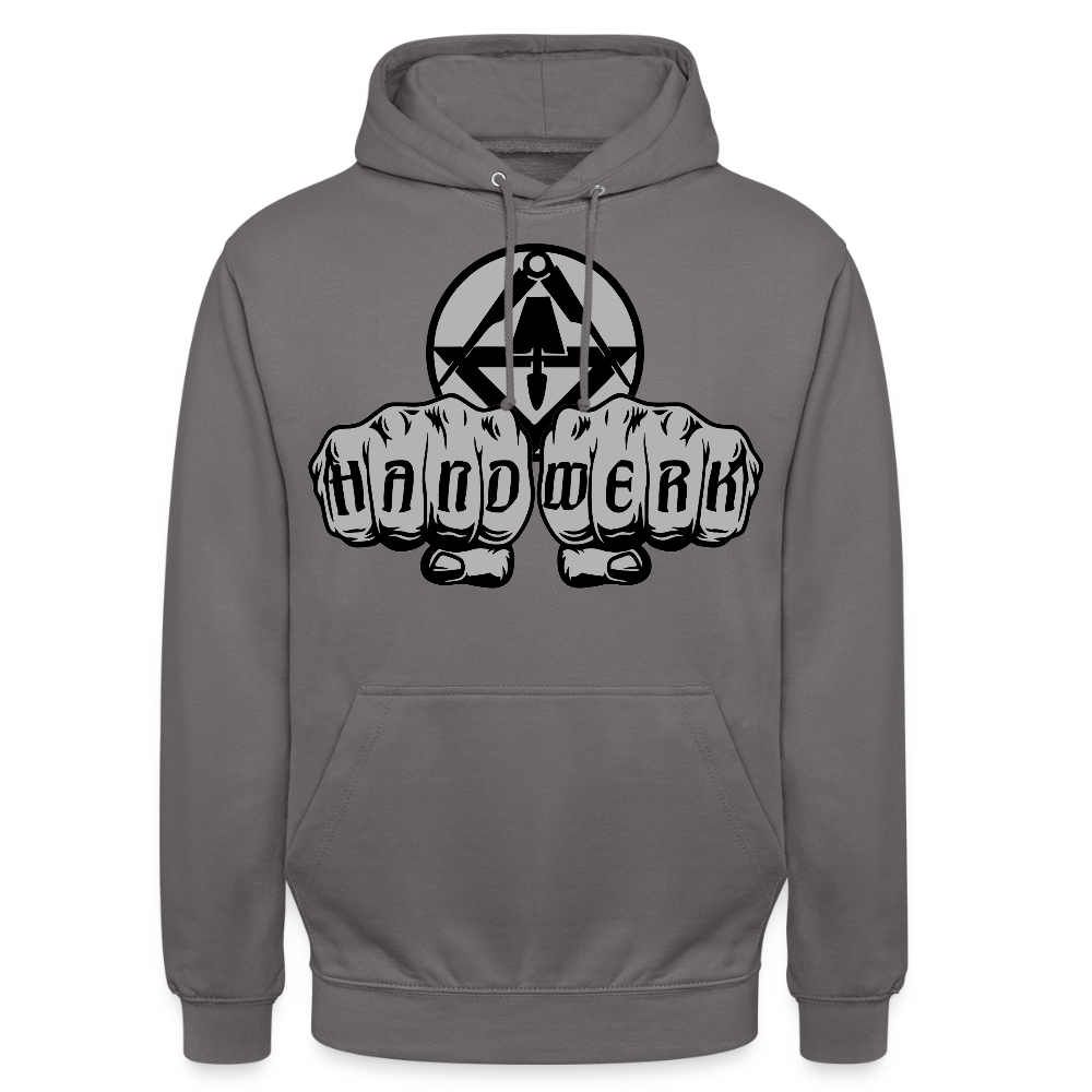Unisex Hoodie "Stuckateur" Mittelgrau Unisex Hoodie {{ color }}