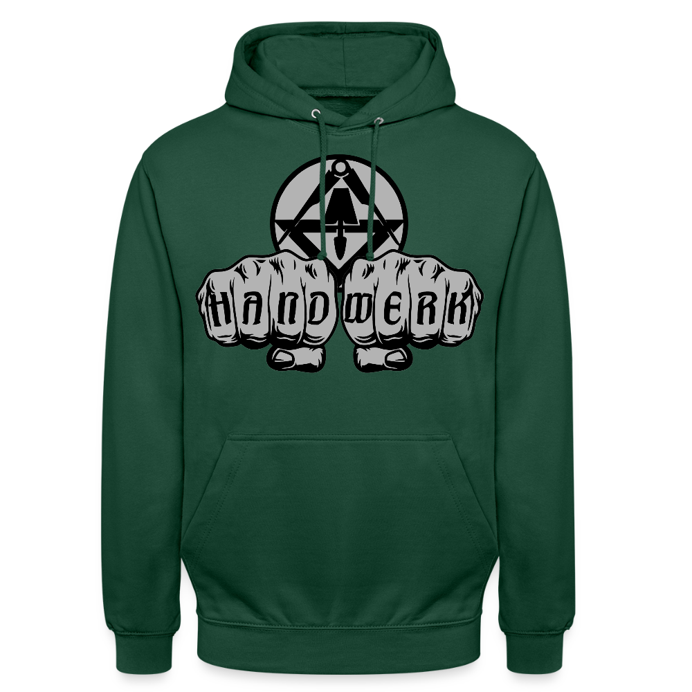 Unisex Hoodie "Stuckateur" Flaschengrün Unisex Hoodie {{ color }}