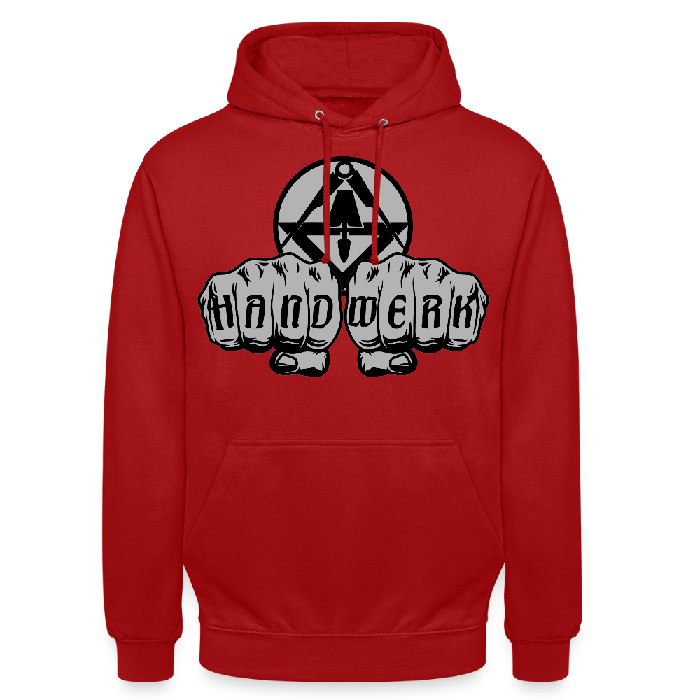 Unisex Hoodie "Stuckateur" Rot Unisex Hoodie {{ color }}