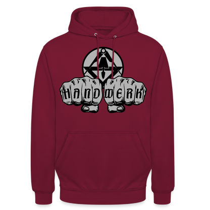 Unisex Hoodie "Stuckateur" Bordeaux Unisex Hoodie {{ color }}