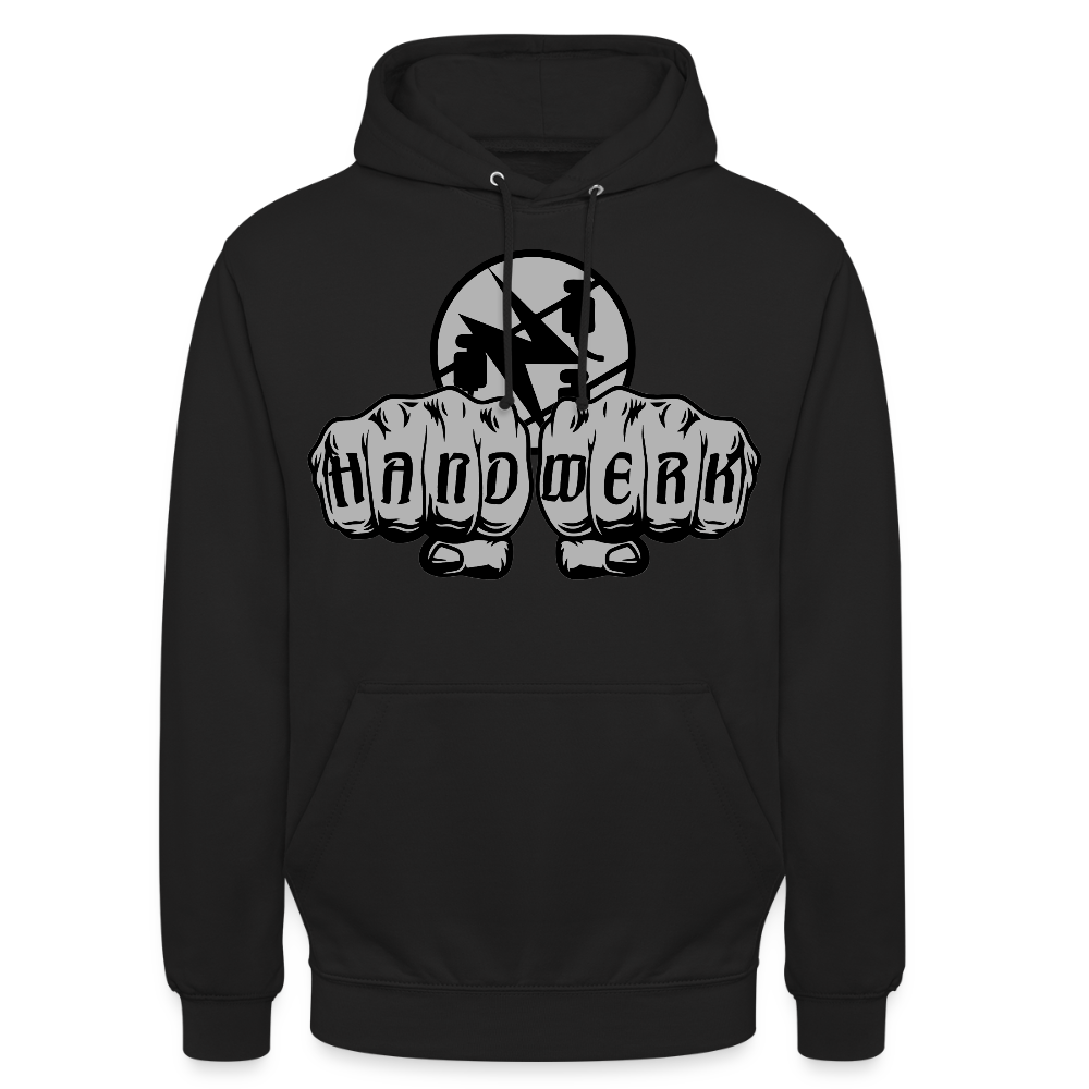 Unisex Hoodie "Elektriker" Schwarz Unisex Hoodie {{ color }}