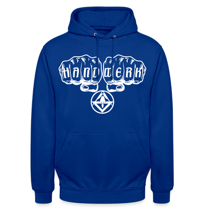 Unisex Hoodie "Stuckateur" Royalblau Unisex Hoodie {{ color }}