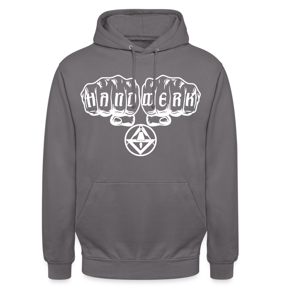 Unisex Hoodie "Stuckateur" Mittelgrau Unisex Hoodie {{ color }}