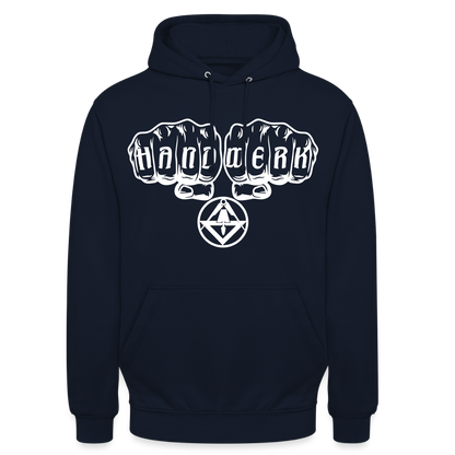 Unisex Hoodie "Stuckateur" Navy Unisex Hoodie {{ color }}