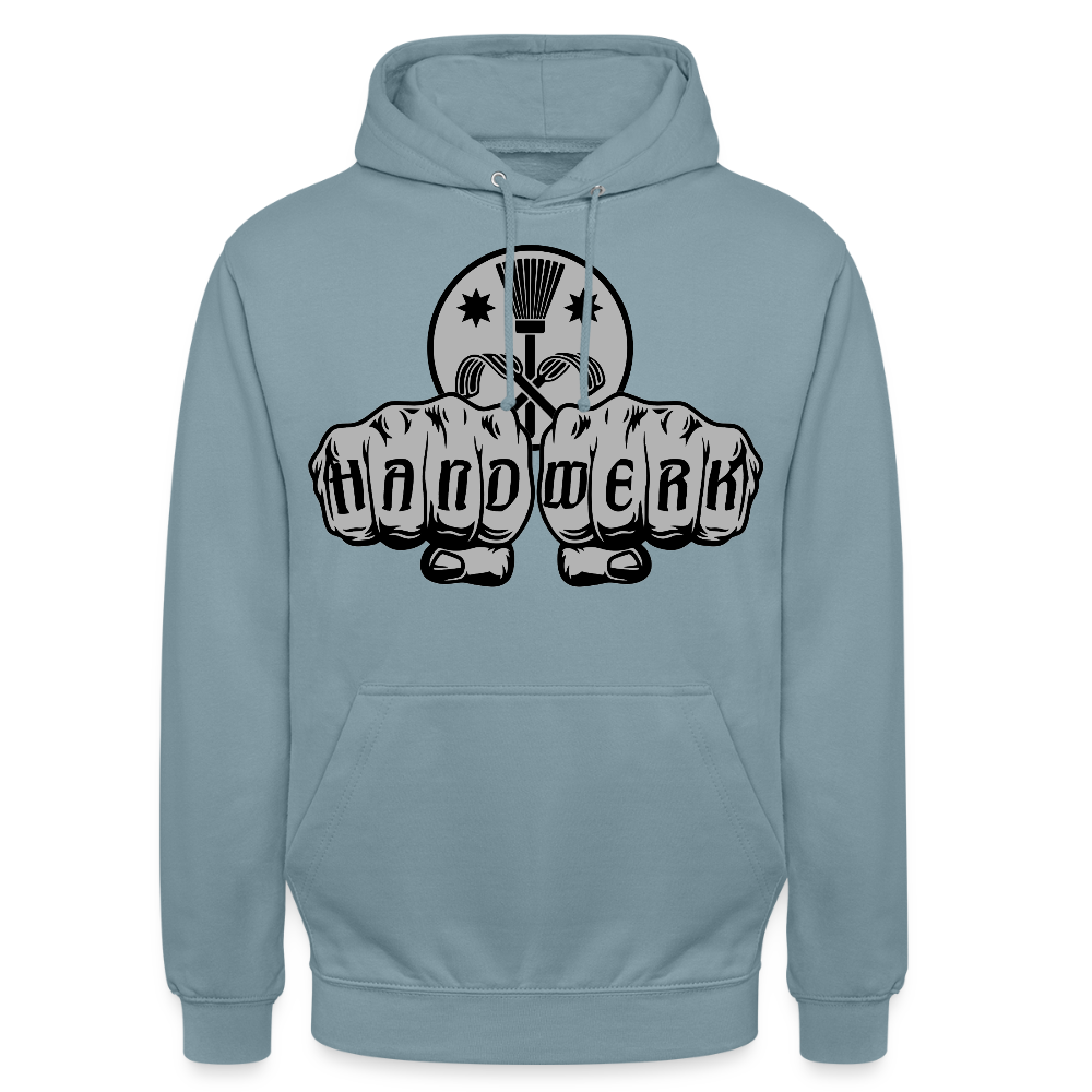 Unisex Hoodie "Schornsteinfeger" Nebelblau Unisex Hoodie {{ color }}