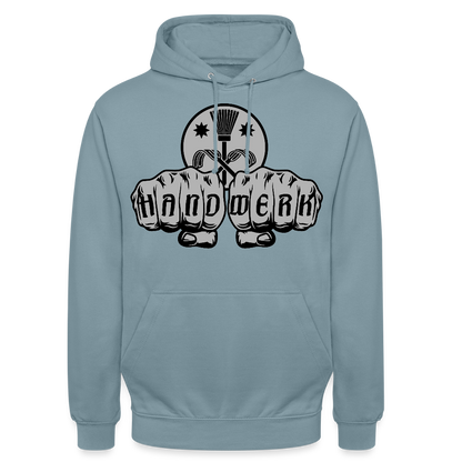 Unisex Hoodie "Schornsteinfeger" Nebelblau Unisex Hoodie {{ color }}