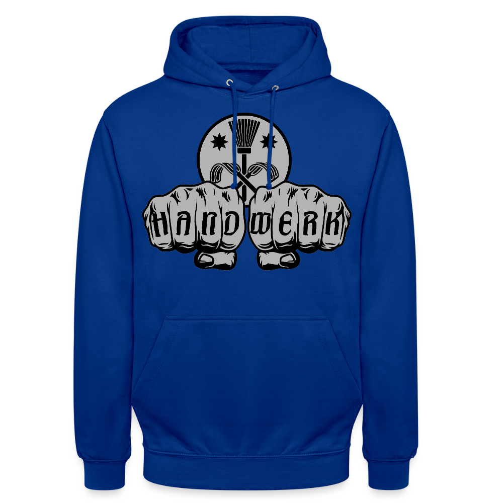 Unisex Hoodie "Schornsteinfeger" Royalblau Unisex Hoodie {{ color }}