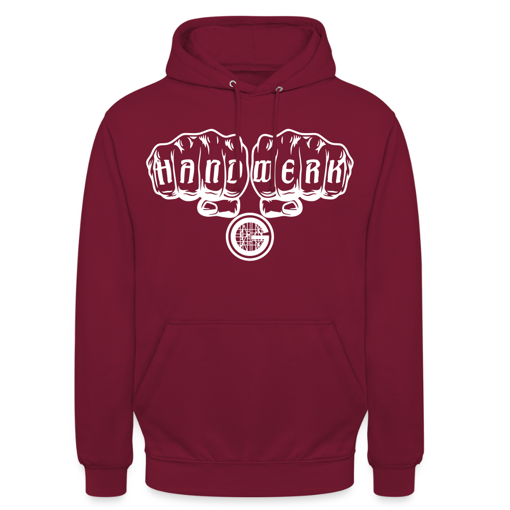 Unisex Hoodie "Gerüstbauer" Bordeaux Unisex Hoodie {{ color }}