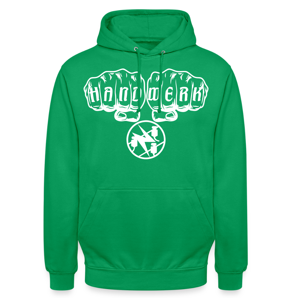 Unisex Hoodie "Elektriker" Kelly Green Unisex Hoodie {{ color }}