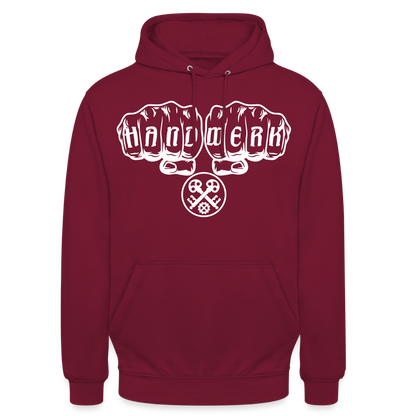 Unisex Hoodie "Schlosser" Bordeaux Unisex Hoodie {{ color }}
