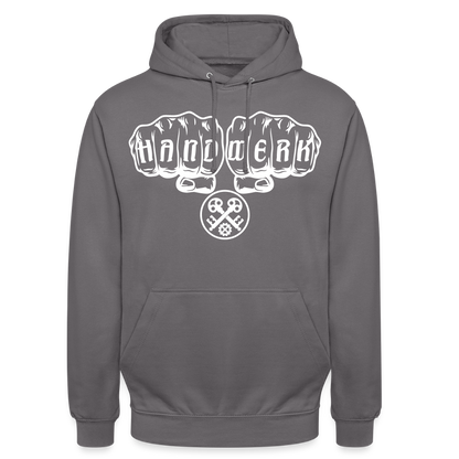 Unisex Hoodie "Schlosser" Mittelgrau Unisex Hoodie {{ color }}