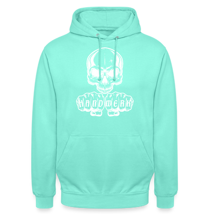 Unisex Hoodie "Skull-Handwerk" Mint Unisex Hoodie {{ color }}