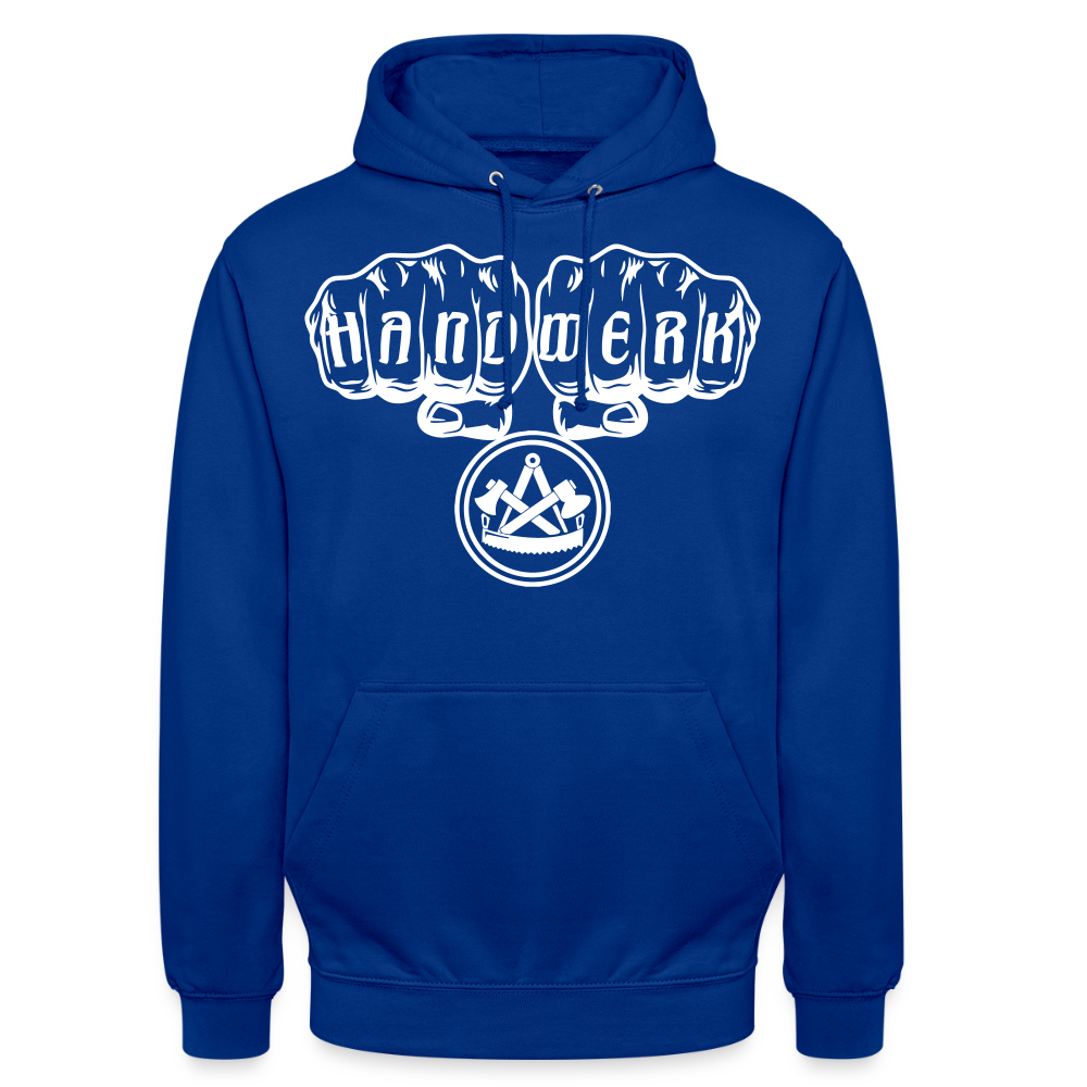 Unisex Hoodie "Zimmermann" Royalblau Unisex Hoodie {{ color }}