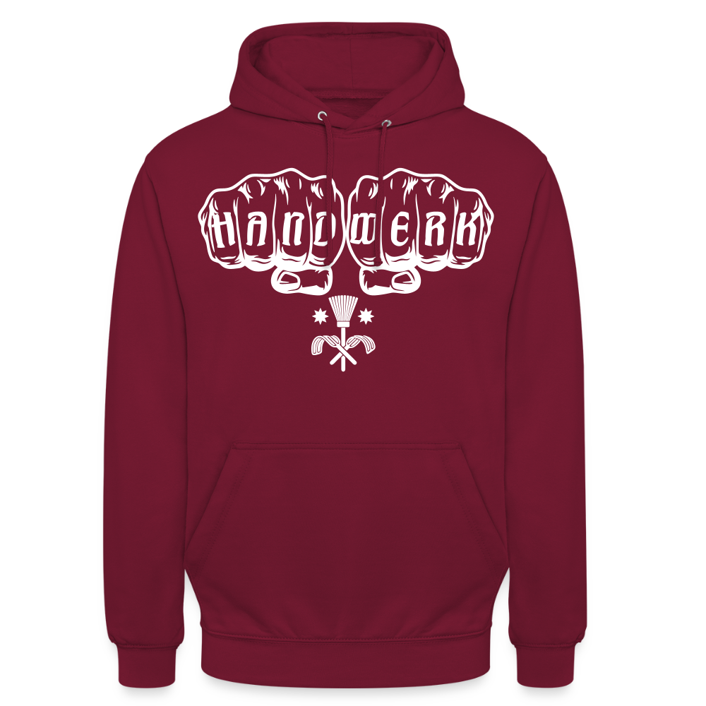 Unisex Hoodie "Schornsteinfeger" Bordeaux Unisex Hoodie {{ color }}