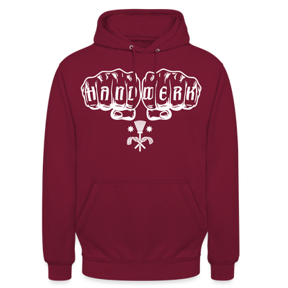 Unisex Hoodie "Schornsteinfeger" Bordeaux Unisex Hoodie {{ color }}