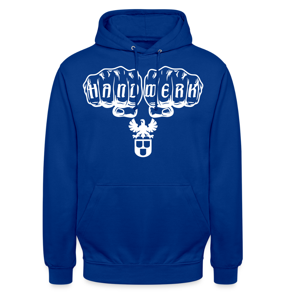Unisex Hoodie "Maler" Royalblau Unisex Hoodie {{ color }}
