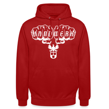 Unisex Hoodie "Maler" Rot Unisex Hoodie {{ color }}