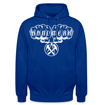 Unisex Hoodie "Dachdecker" Royalblau Unisex Hoodie {{ color }}
