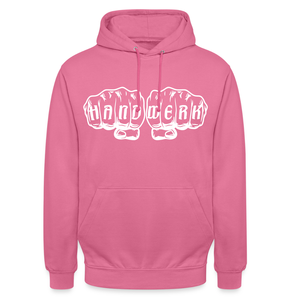 Unisex Hoodie "Handwerk" Pink Unisex Hoodie {{ color }}