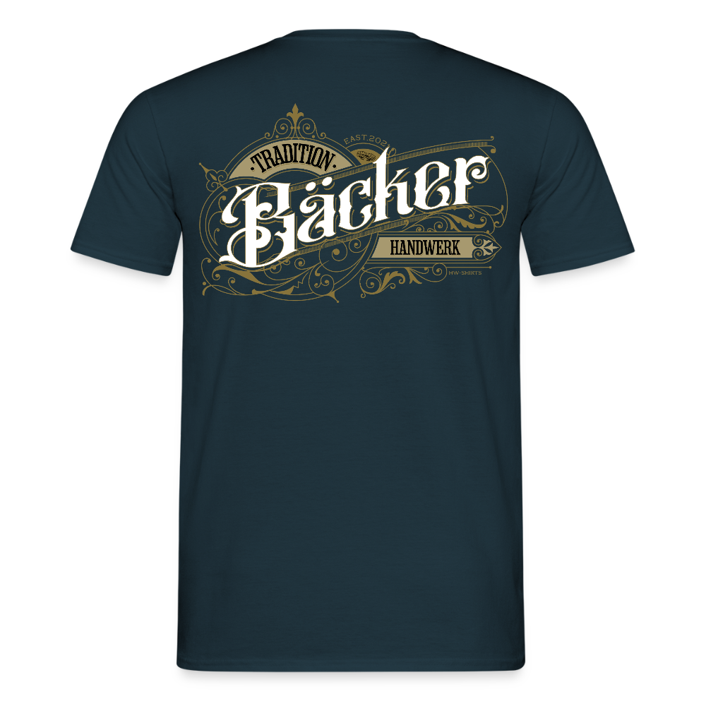 Unisex T-Shirt "Bäcker" Tradition Handwerk Navy Männer T-Shirt {{ color }}