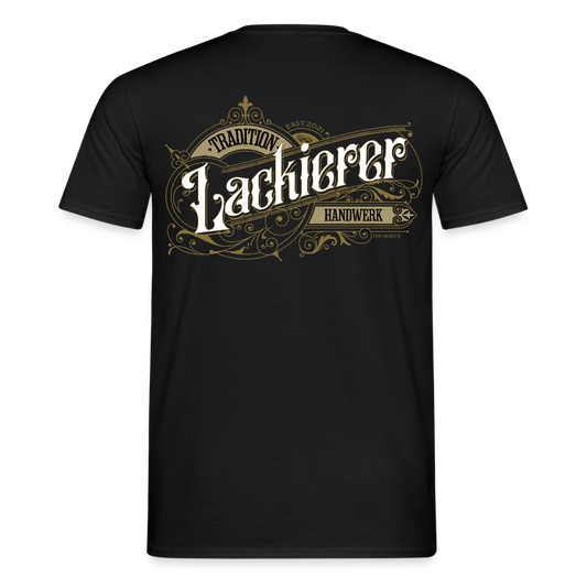 Unisex T-Shirt "Lackierer" Nostalgie Handwerk Schwarz Männer T-Shirt {{ color }}