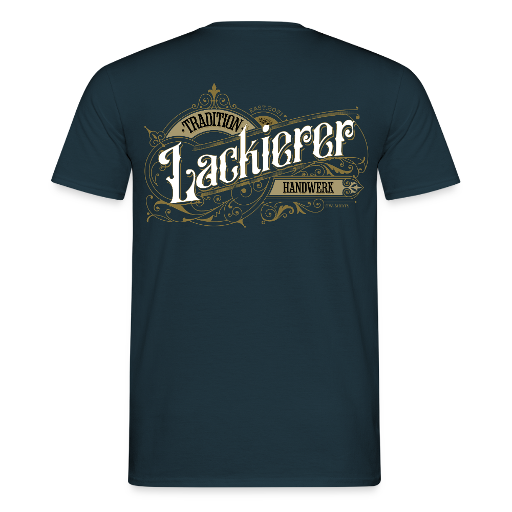 Unisex T-Shirt "Lackierer" Nostalgie Handwerk Navy Männer T-Shirt {{ color }}