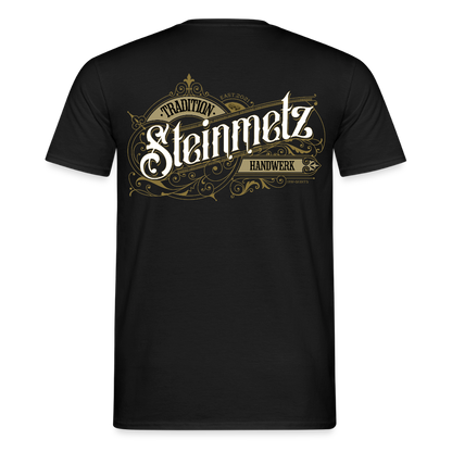 Unisex T-Shirt "Steinmetz" Nostalgie Handwerk Schwarz Männer T-Shirt {{ color }}