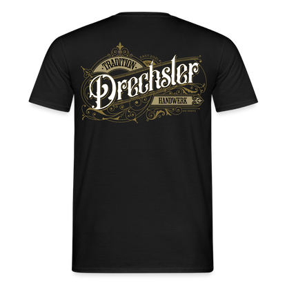 Unisex T-Shirt "Drechsler" Nostalgie Handwerk Schwarz Männer T-Shirt {{ color }}