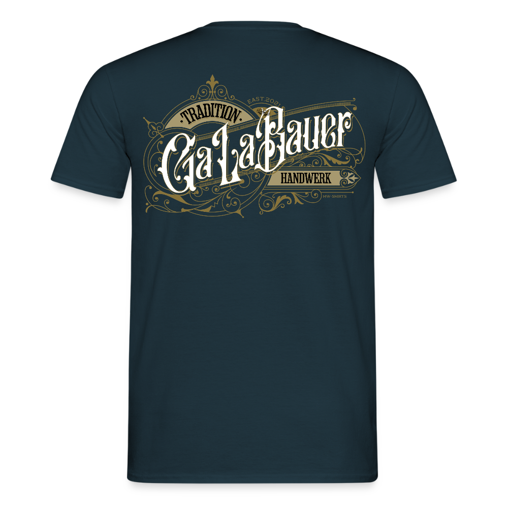 Unisex T-Shirt "GaLaBauer" Nostalgie Handwerk Navy Männer T-Shirt {{ color }}