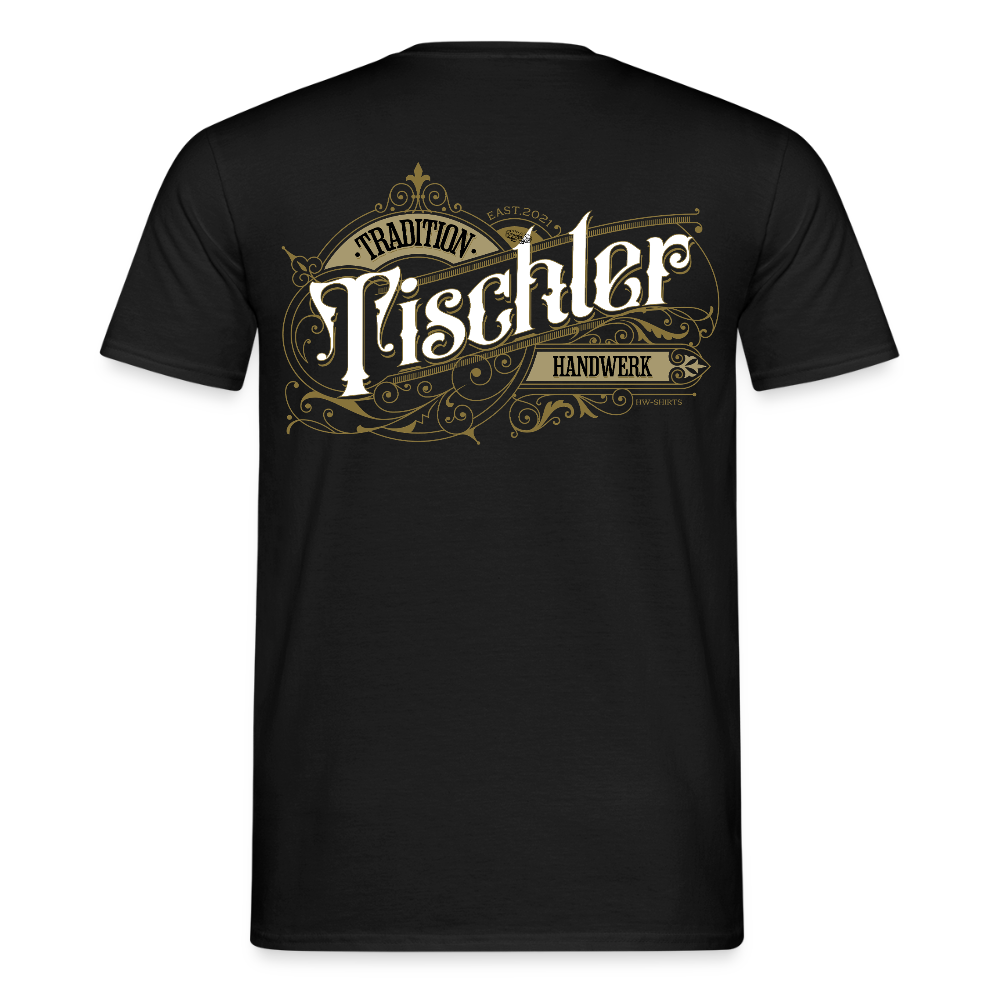 Unisex T-Shirt "Tischler" Nostalgie Handwerk Schwarz Männer T-Shirt {{ color }}