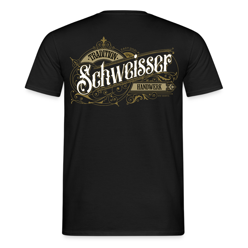 Unisex T-Shirt "Schweisser" Nostalgie Handwerk Schwarz Männer T-Shirt {{ color }}