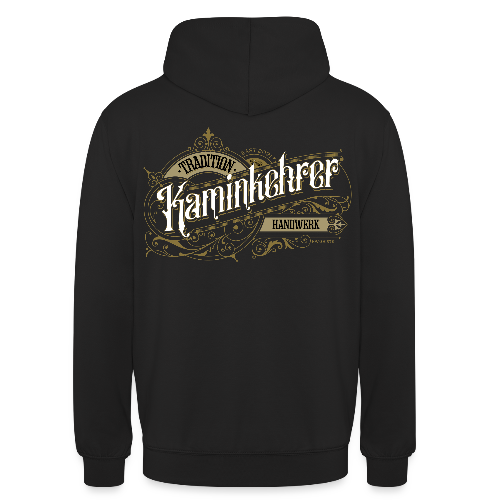 Unisex Hoodie "Kaminkehrer" Nostalgie Handwerk Schwarz Unisex Hoodie {{ color }}