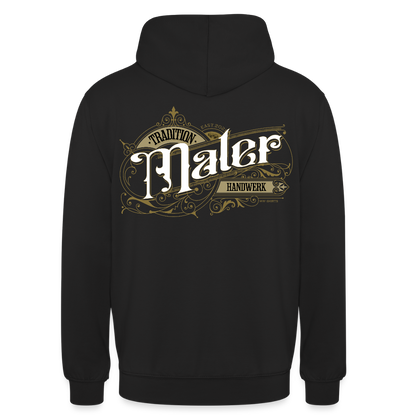 Unisex Hoodie "Maler" Nostalgie Handwerk Schwarz Unisex Hoodie {{ color }}