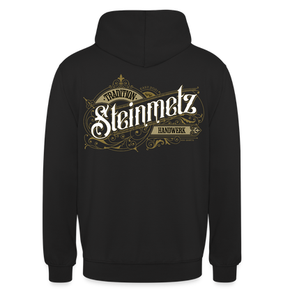 Unisex Hoodie "Steinmetz" Nostalgie Handwerk Schwarz Unisex Hoodie {{ color }}
