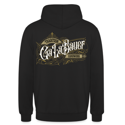 Unisex Hoodie "GaLaBauer" Nostalgie Handwerk Schwarz Unisex Hoodie {{ color }}