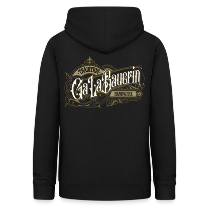 Frauen Hoodie "GaLaBauerin" Nostalgie Handwerk Schwarz Frauen Hoodie {{ color }}