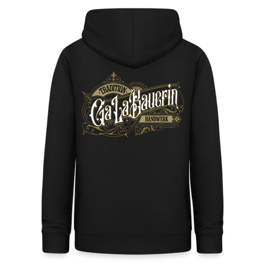 Frauen Hoodie "GaLaBauerin" Nostalgie Handwerk Schwarz Frauen Hoodie {{ color }}