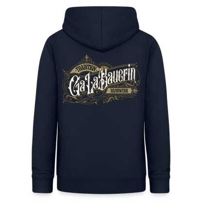 Frauen Hoodie "GaLaBauerin" Nostalgie Handwerk Navy Frauen Hoodie {{ color }}