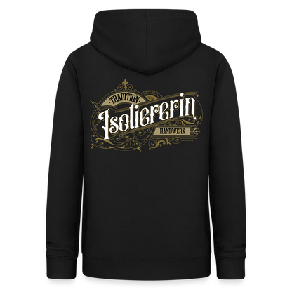 Frauen Hoodie "Isoliererin" Nostalgie Handwerk Schwarz Frauen Hoodie {{ color }}
