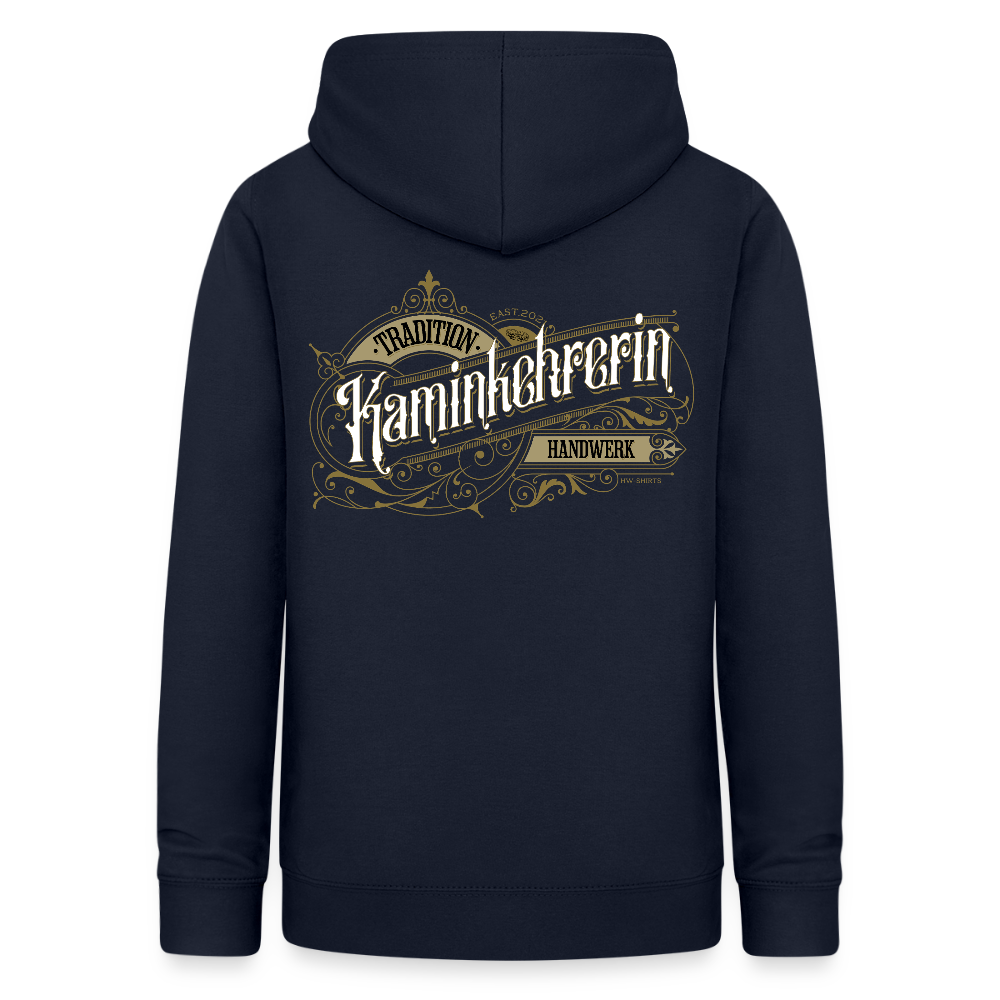 Frauen Hoodie "Kaminkehrerin" Nostalgie Handwerk Navy Frauen Hoodie {{ color }}