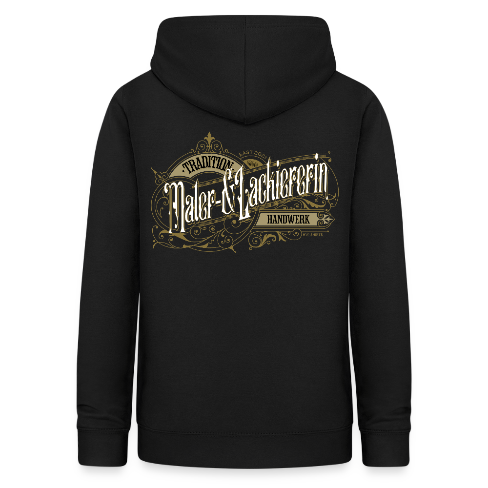 Frauen Hoodie "Maler-& Lackiererin" Nostalgie Handwerk Schwarz Frauen Hoodie {{ color }}