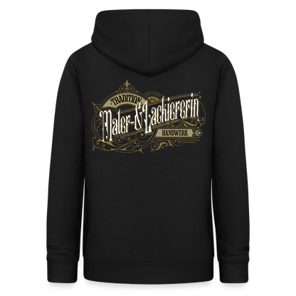 Frauen Hoodie "Maler-& Lackiererin" Nostalgie Handwerk Schwarz Frauen Hoodie {{ color }}