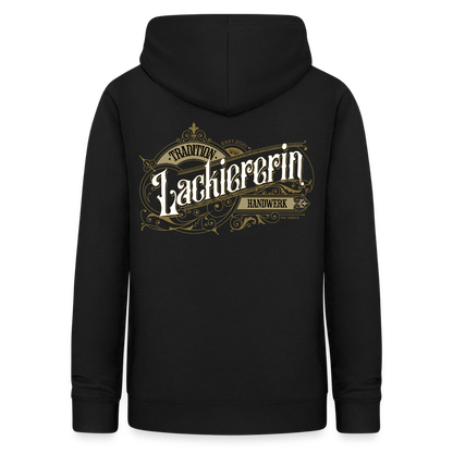 Frauen Hoodie "Lackiererin" Nostalgie Handwerk Schwarz Frauen Hoodie {{ color }}