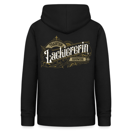 Frauen Hoodie "Lackiererin" Nostalgie Handwerk Schwarz Frauen Hoodie {{ color }}