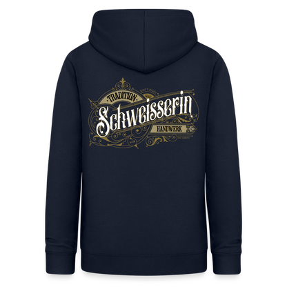 Frauen Hoodie "Schweisserin" Nostalgie Handwerk Navy Frauen Hoodie {{ color }}