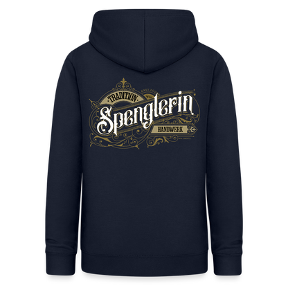 Frauen Hoodie "Spenglerin" Nostalgie Handwerk Navy Frauen Hoodie {{ color }}