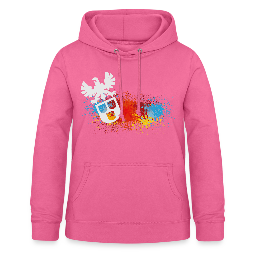 Frauen Hoodie "Maler-Splash" Pink Frauen Hoodie {{ color }}