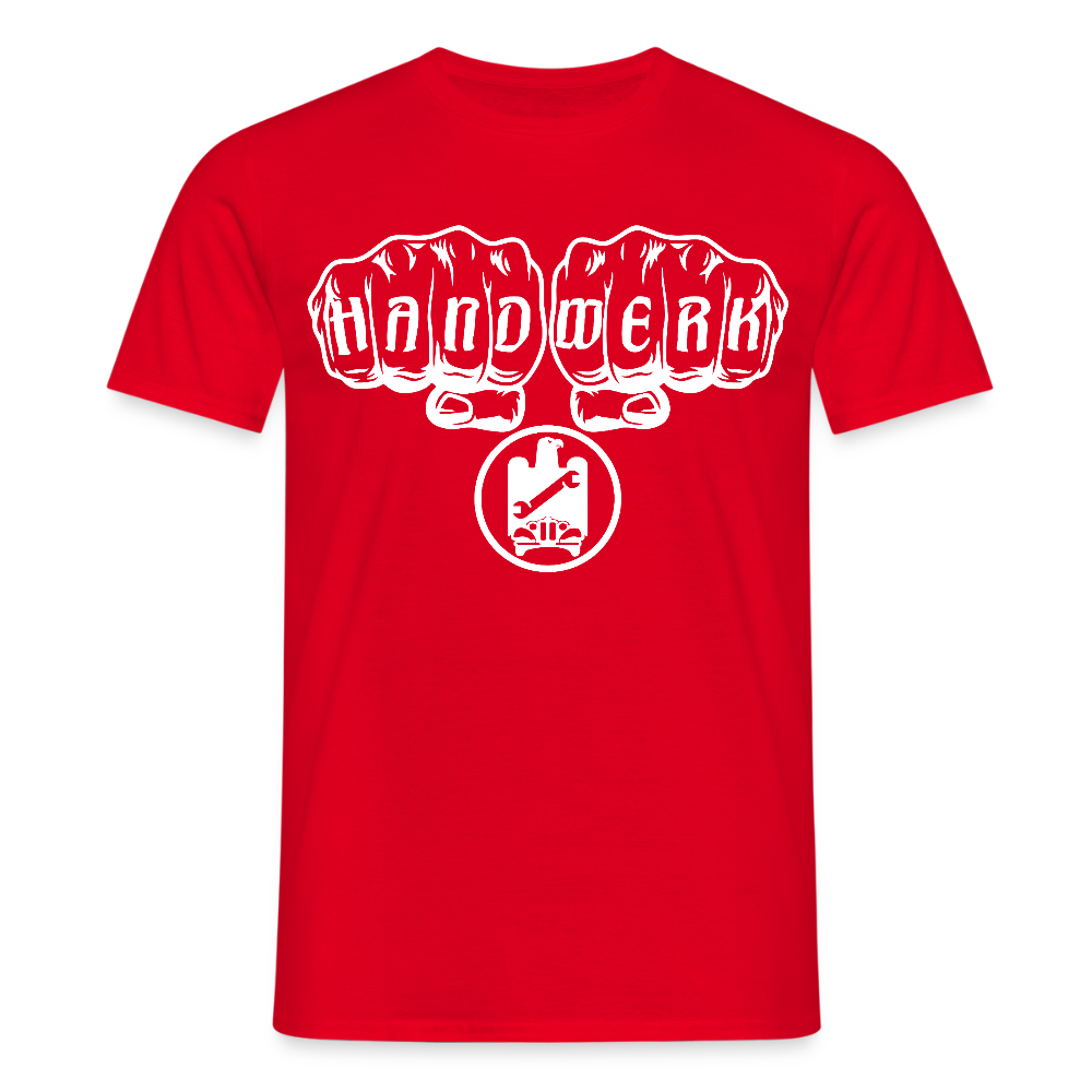 Unisex T-Shirt "KFZ-Mechaniker" Rot Männer T-Shirt {{ color }}