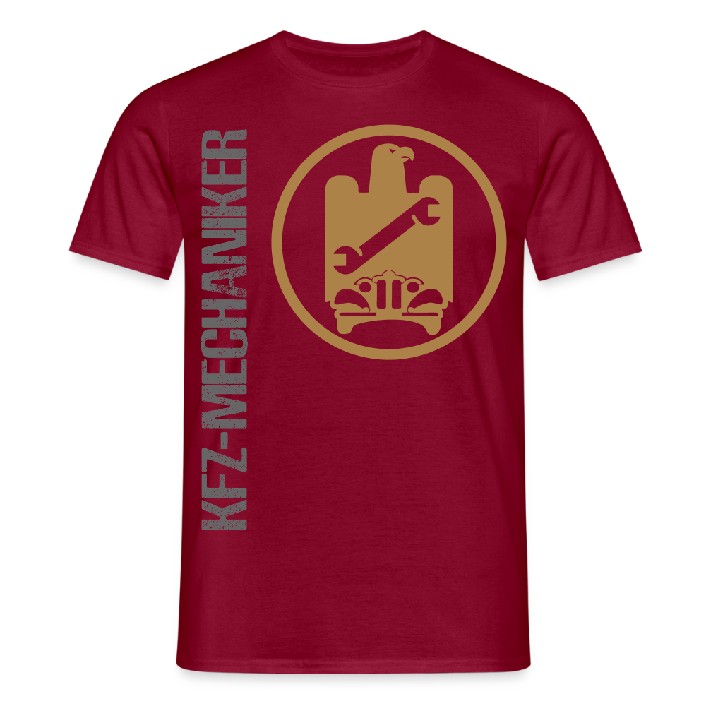 Unisex T-Shirt "KFZ-Mechaniker" Ziegelrot Männer T-Shirt {{ color }}
