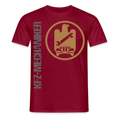 Unisex T-Shirt "KFZ-Mechaniker" Ziegelrot Männer T-Shirt {{ color }}